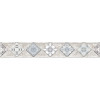 Бордюр матовый под камень ALMA ceramica Тревис светло-серый 8,2×50