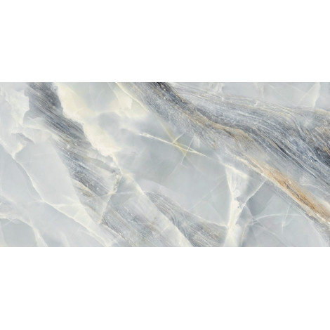 Керамогранит лаппатированный под оникс карвинг Delacora Эстель синий 60×120