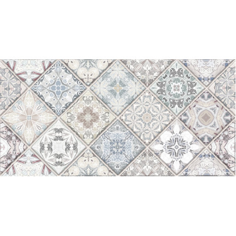Декор матовый под камень ALMA ceramica Тревис светло-серый 24,9×50