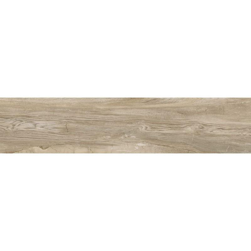 Керамогранит матовый под дерево карвинг ALMA ceramica Вандервуд коричневый 20×90 (GFA92WDW44R)
