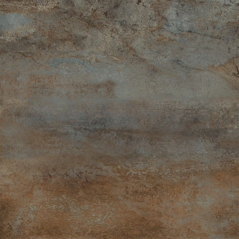 Керамогранит с сахарным эффектом под металл карвинг ALMA ceramica Оксид серый 60×60 сахарный эффект (GFU04OXD40R)