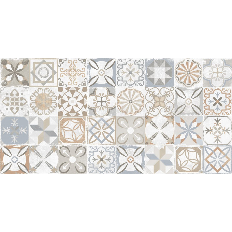 Керамогранит матовый под бетон карвинг и граниль ALMA ceramica Бетон Про белый 60×120 (GFU60120BTP14R)