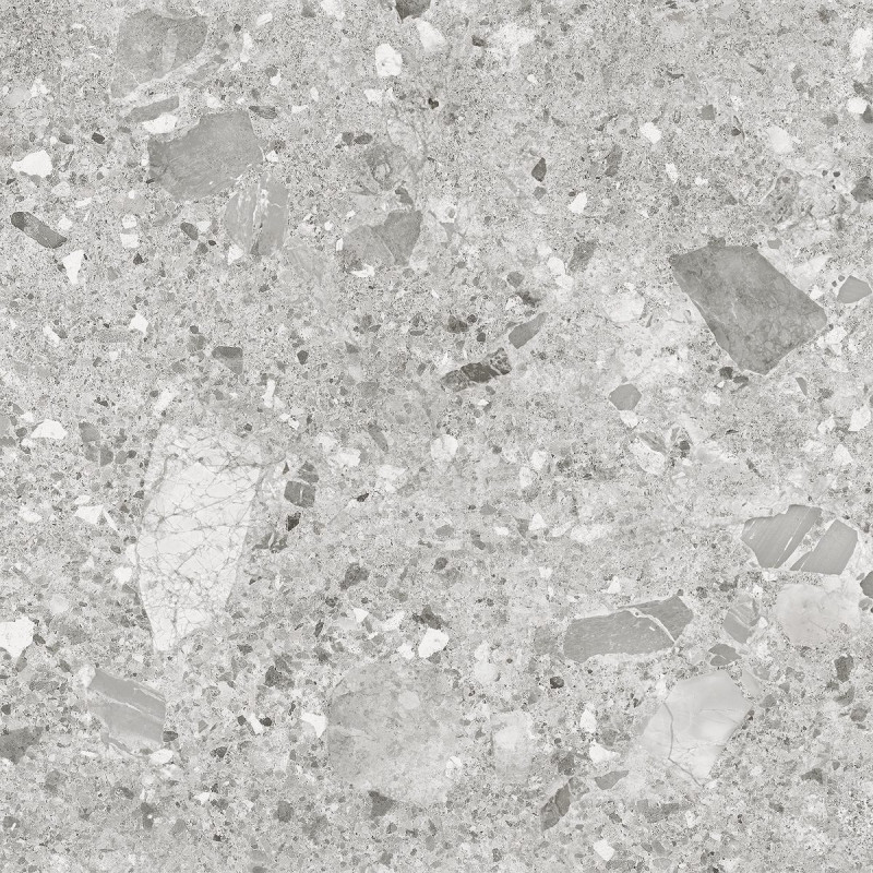 Керамогранит матовый терраццо карвинг ALMA ceramica Холли 60×60