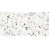Плитка глянцевая терраццо ALMA ceramica Бильбао белый 24,9×50 (TWU09BLB004)