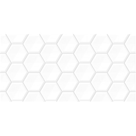 Плитка глянцевая терраццо ALMA ceramica Бильбао белый 24,9×50 (TWU09BLB010)