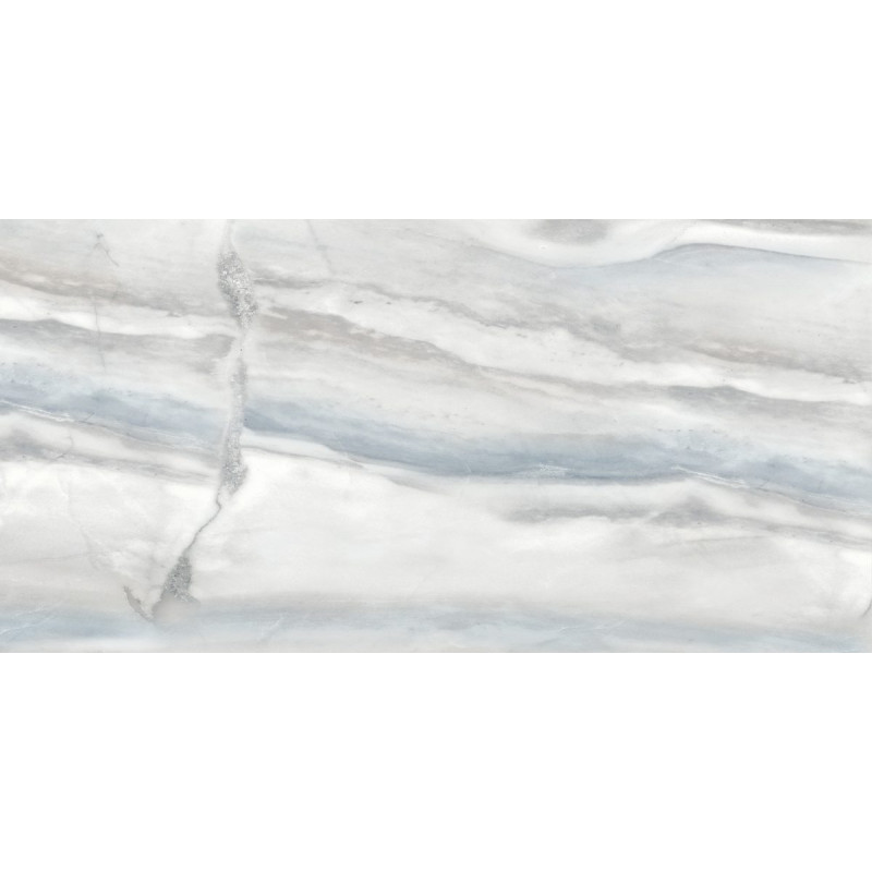 Плитка глянцевая под мрамор ALMA ceramica Меркурий светло-серый 24,9×50 (TWU09MRC707)