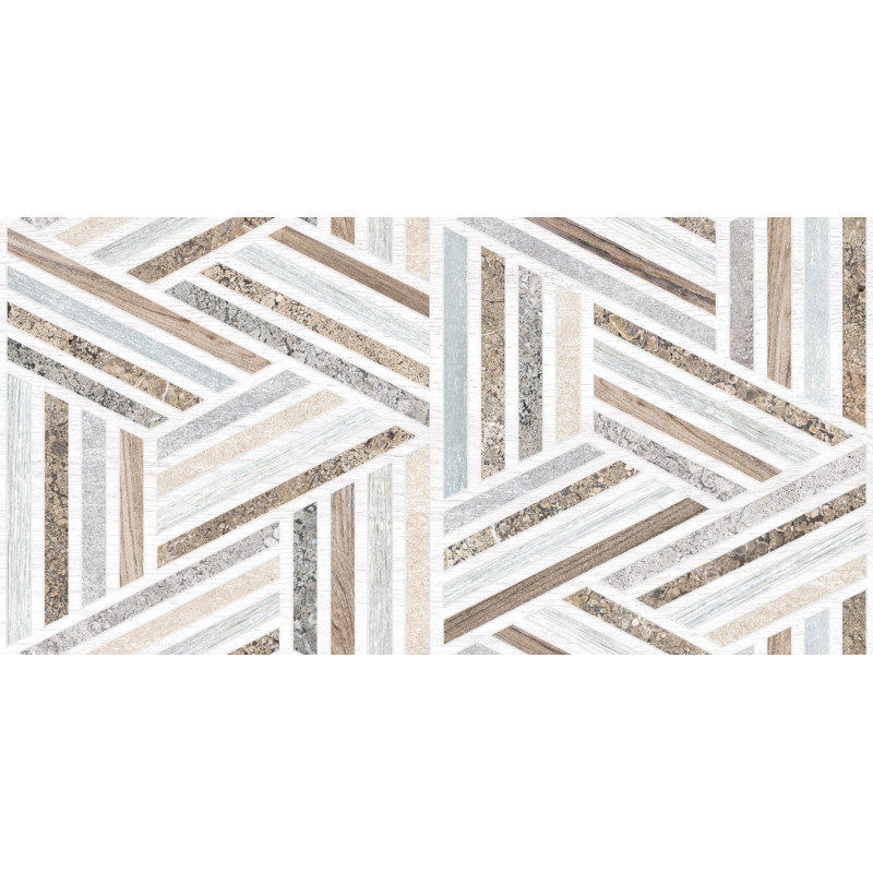 Плитка матовая под дерево ALMA ceramica Стоун светло-серый 24,9×50 (TWU09TON014)