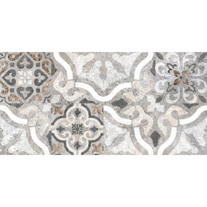 Плитка матовая под камень ALMA ceramica Стоун светло-серый 24,9×50 (TWU09TON017)