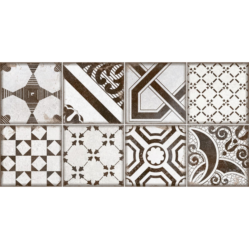 Плитка матовая под бетон ALMA ceramica Бохо серый 24,9×50 (TWU2550BOH17)
