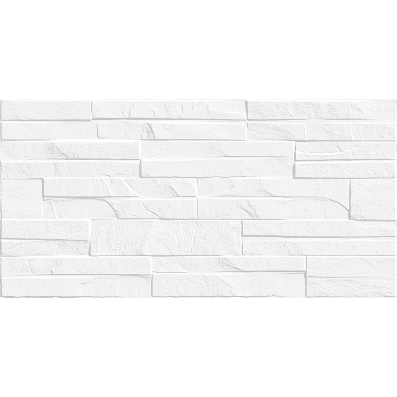 Плитка с сахарным эффектом под камень ALMA ceramica Дискавер белый 24,9×50 сахарный эффект (TWU2550DCV10)