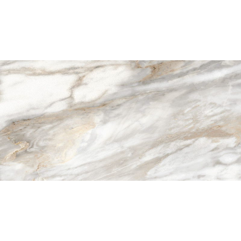 Плитка матовая под мрамор ALMA ceramica Эйфория белый 24,9×50 (TWU2550EPH74)