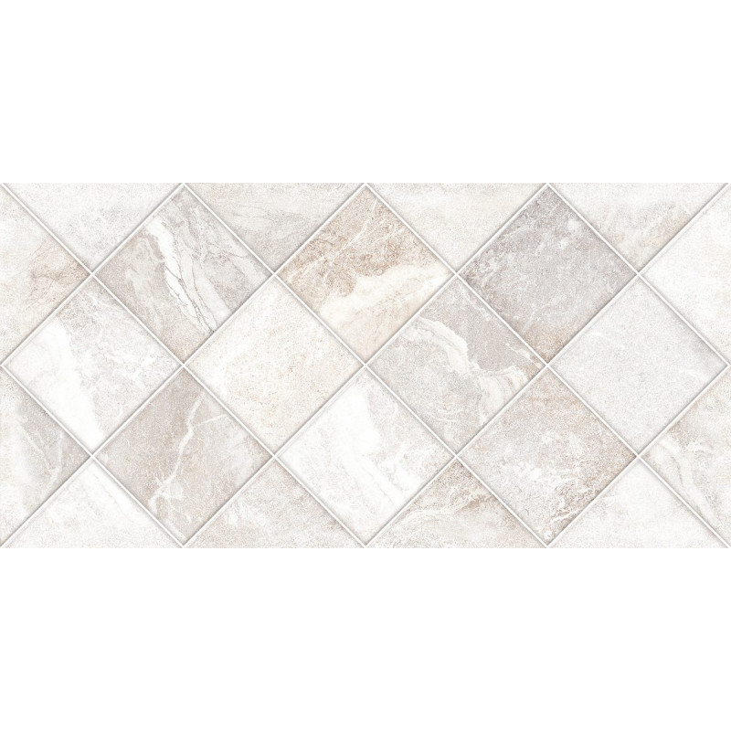 Плитка с сахарным эффектом под камень ALMA ceramica Персей белый 24,9×50 сахарный эффект (TWU2550PRS14)