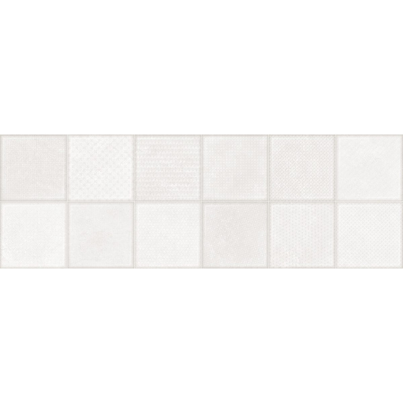 Плитка матовая под бетон ALMA ceramica Куб белый 30×90 (TWU3090CUB07R)