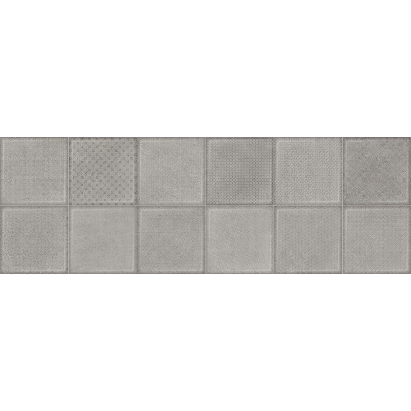 Плитка матовая под бетон ALMA ceramica Куб серый 30×90 (TWU3090CUB70R)