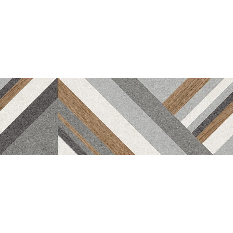 Плитка матовая под бетон ALMA ceramica Стерео серый 30×90 (TWU3090STO74R)
