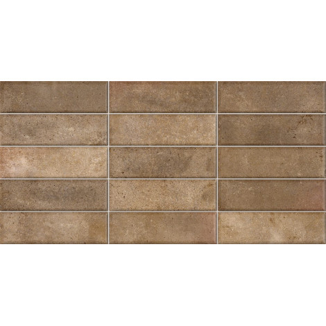 Плитка Эльбрус Брик каштановый 30×60