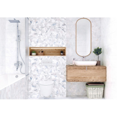 Бордюр глянцевый ALMA ceramica Металлик Глосси Голд 1,2×50